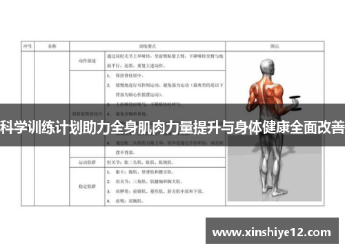 科学训练计划助力全身肌肉力量提升与身体健康全面改善